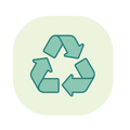 Acrílico con fuentes recicladas