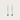 Pair of earrings with gold hooks, blue and green rectangular beads on a light gray background