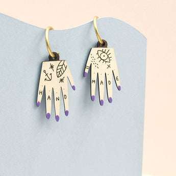 Hand violet Materia Rica