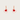 Heart-shaped earrings with rose gold and pink designs on a light beige background