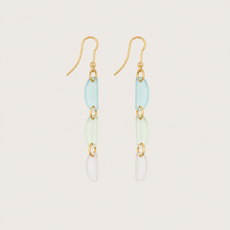 Pendientes Zig Hielo