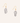 Salvador Dalí soft clock acrylic hook earrings with gold-plated brass hooks